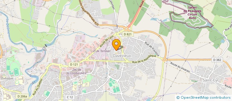 localisation de l'entreprise MADAME LAURA ANTOYE  DAVEZIEUX