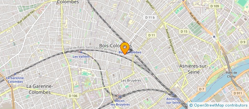 localisation de l'entreprise MADAME LAURA AREND à BOIS-COLOMBES