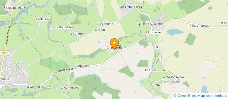 localisation de l'entreprise MADAME LAURA ARNAULT à PALLUAU