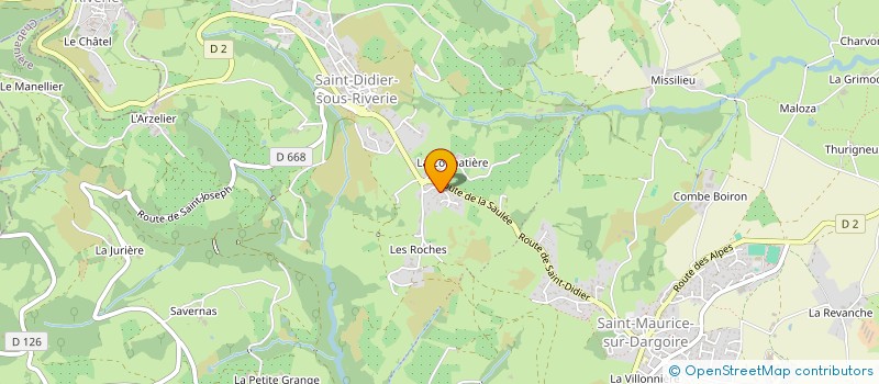 localisation de l'entreprise MADAME LAURA ARSAC  CHABANIERE