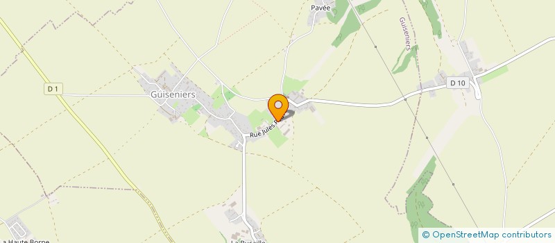 localisation de l'entreprise MADAME LAURA AUBERT  GUISENIERS