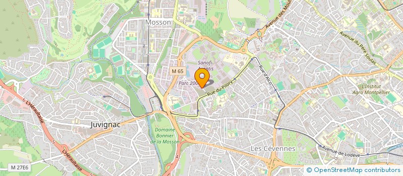 localisation de l'entreprise MADAME LAURA AUGUSTIN à MONTPELLIER
