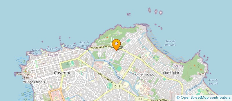 localisation de l'entreprise MADAME LAURA AUGUSTIN  CAYENNE