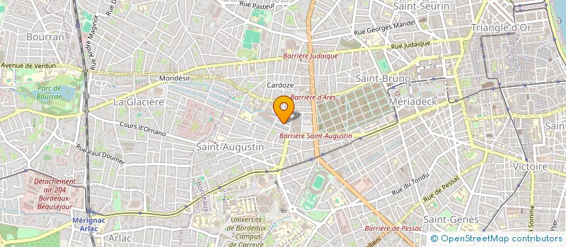 localisation de l'entreprise MADAME LAURA AUTIER  BORDEAUX