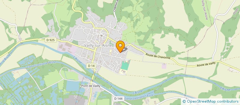 localisation de l'entreprise MADAME LAURA AZEVEDO DA SILVA  VAILLY-SUR-AISNE