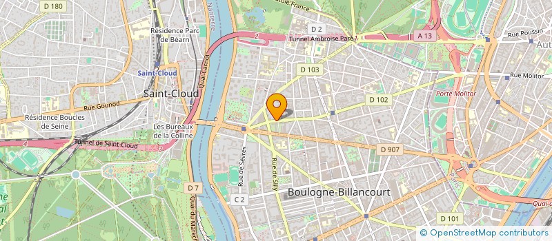 localisation de l'entreprise MADAME LAURA AZOULAY à BOULOGNE-BILLANCOURT