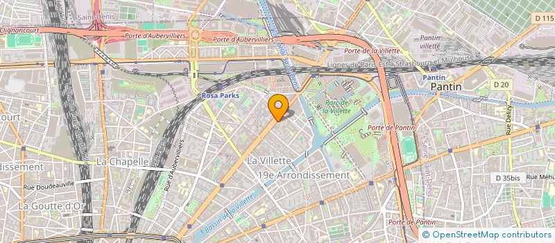 localisation de l'entreprise MADAME LAURA AZZARELLO à SAINT-OUEN-SUR-SEINE