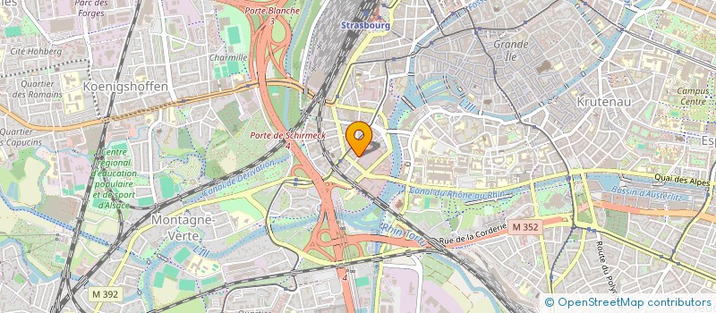 localisation de l'entreprise MADAME LAURA BADINA à STRASBOURG