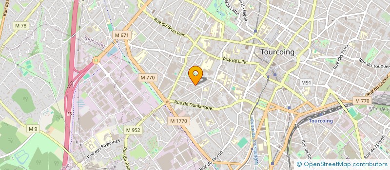 localisation de l'entreprise MADAME LAURA BAILLET  TOURCOING