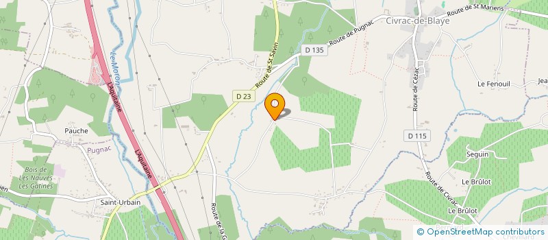 localisation de l'entreprise MADAME LAURA BALETOU  CIVRAC-DE-BLAYE