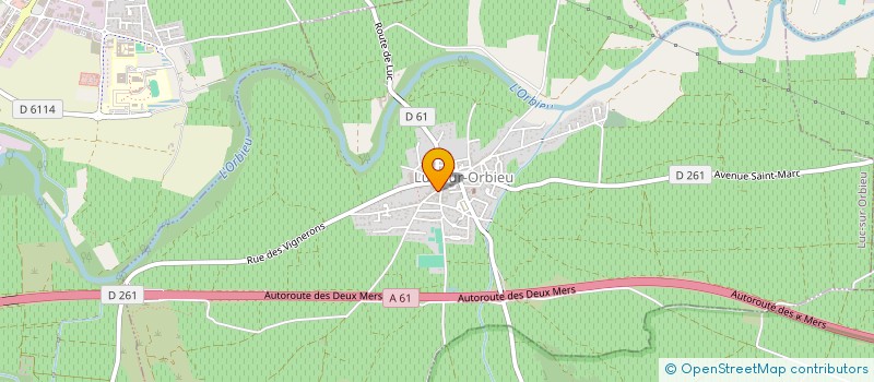 localisation de l'entreprise MADAME LAURA BANASZAK  LUC-SUR-ORBIEU