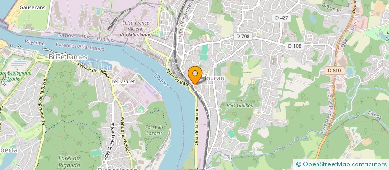 localisation de l'entreprise MADAME LAURA BANISSO à BOUCAU