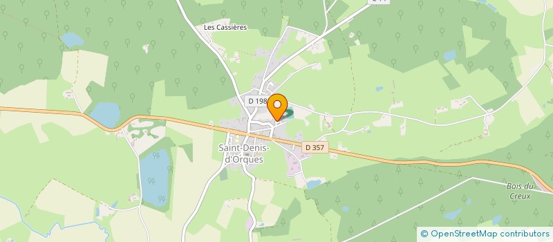 localisation de l'entreprise MADAME LAURA BARBIER  SAINT-DENIS-D'ORQUES