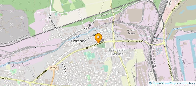 localisation de l'entreprise MADAME LAURA BARDIN  FLORANGE