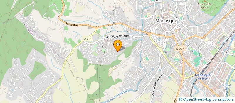 localisation de l'entreprise MADAME LAURA BARLET à MANOSQUE