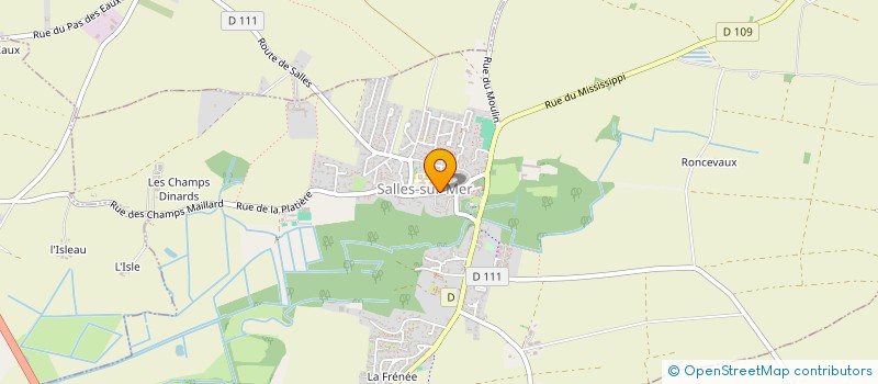 localisation de l'entreprise MADAME LAURA BARRAUD  SALLES-SUR-MER