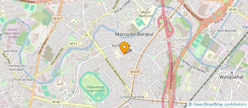 localisation de l'entreprise MADAME LAURA BARRAY  MARCQ-EN-BARUL