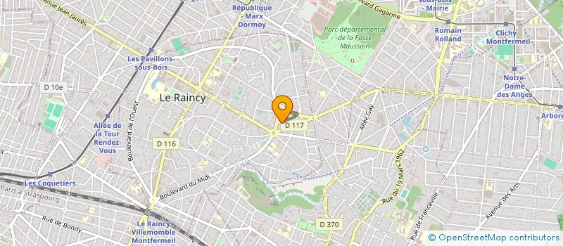 localisation de l'entreprise MADAME LAURA BARREIRO à LE RAINCY