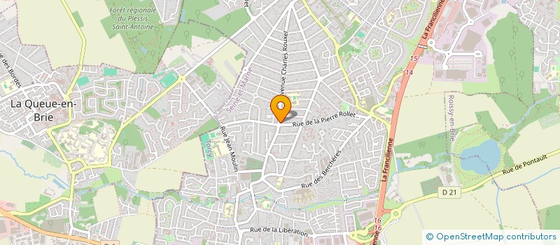 localisation de l'entreprise MADAME LAURA BARREIROS à PONTAULT-COMBAULT