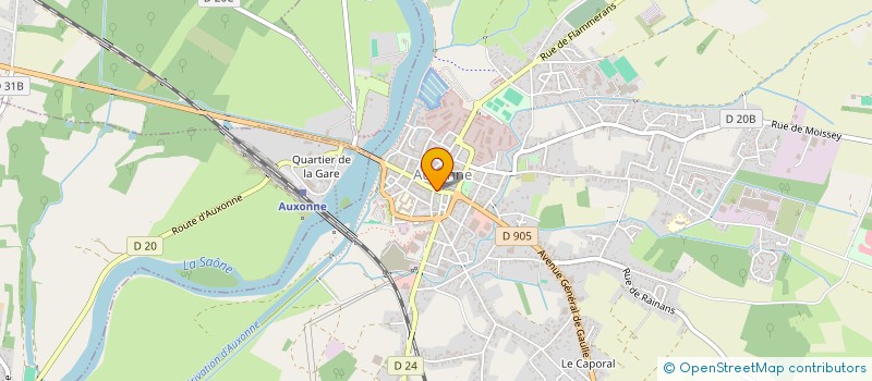 localisation de l'entreprise MADAME LAURA BARRET à AUXONNE