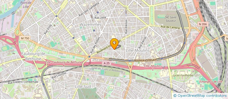 localisation de l'entreprise MADAME LAURA BARROIS à LILLE