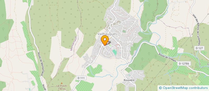 localisation de l'entreprise MADAME LAURA BARTHELEMY  VAILHAUQUES