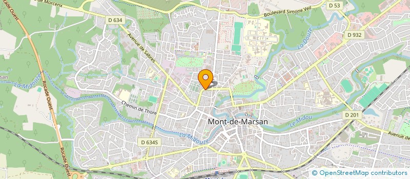 localisation de l'entreprise MADAME LAURA BARUTAUT  MONT-DE-MARSAN