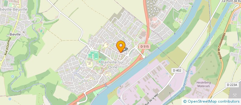 localisation de l'entreprise MADAME LAURA BASLY  BLAINVILLE-SUR-ORNE