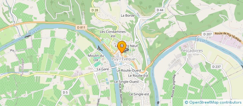 localisation de l'entreprise MADAME LAURA BASTIER  PUY-L'EVEQUE