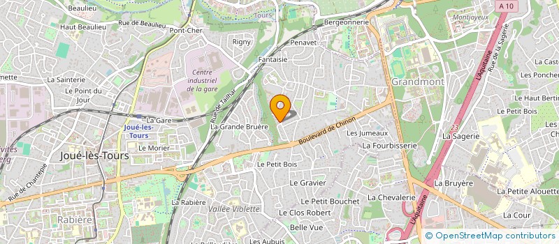 localisation de l'entreprise MADAME LAURA BATAILLE  JOUE-LES-TOURS