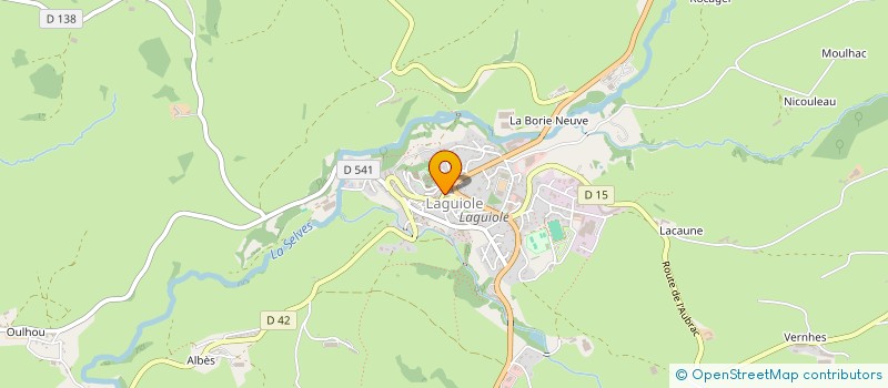 localisation de l'entreprise MADAME LAURA BATILLOT  LAGUIOLE