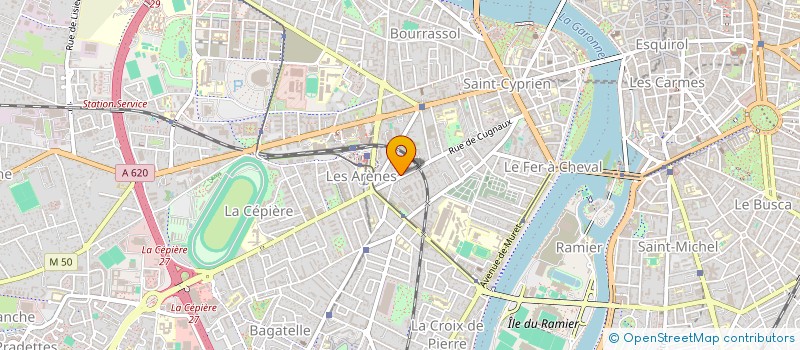 localisation de l'entreprise MADAME LAURA BATTISTON  TOULOUSE