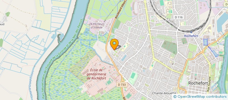 localisation de l'entreprise MADAME LAURA BAUD  ROCHEFORT