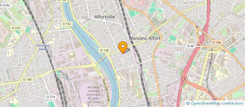 localisation de l'entreprise MADAME LAURA BAUGNIE à ALFORTVILLE