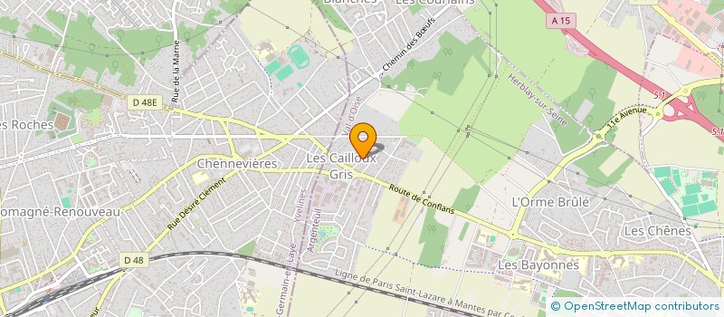 localisation de l'entreprise MADAME LAURA BAUTHAMY à HERBLAY-SUR-SEINE