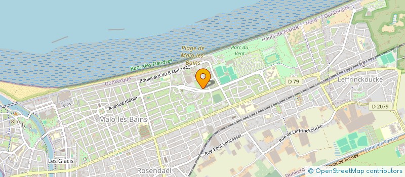 localisation de l'entreprise MADAME LAURA BAYARD à DUNKERQUE