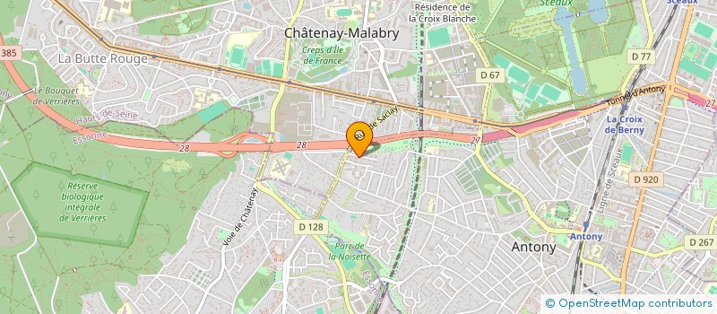 localisation de l'entreprise MADAME LAURA BAZET à ANTONY