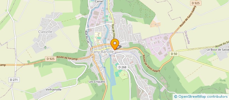 localisation de l'entreprise MADAME LAURA BAZILLE  CANY-BARVILLE