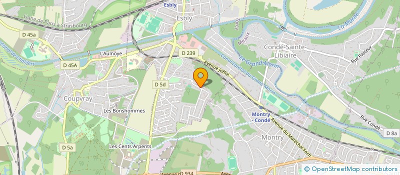 localisation de l'entreprise MADAME LAURA BEAUBIGNY à ESBLY