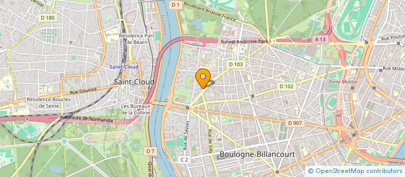 localisation de l'entreprise MADAME LAURA BEAUREPAIRE  BOULOGNE-BILLANCOURT