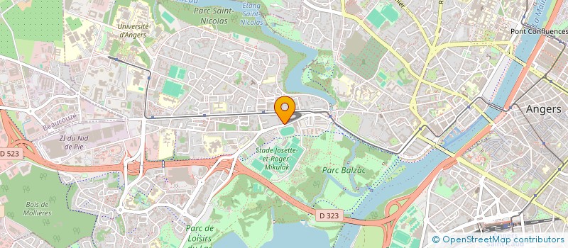 localisation de l'entreprise MADAME LAURA BECOGNEE à ANGERS