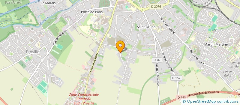 localisation de l'entreprise MADAME LAURA BEDU  CAMBRAI