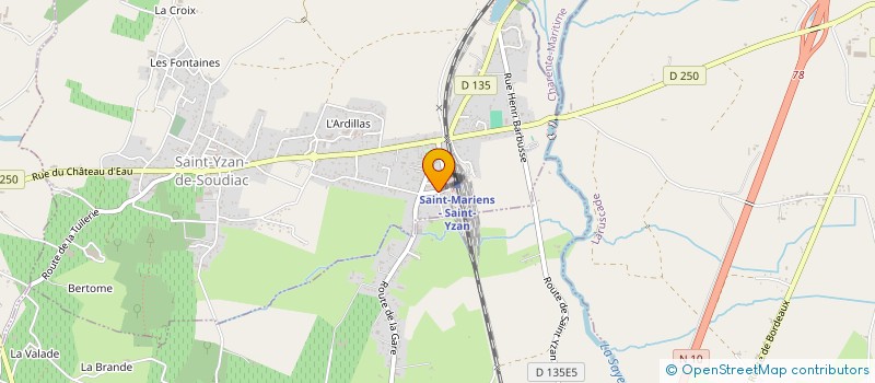 localisation de l'entreprise MADAME LAURA BELAIDI  SAINT-YZAN-DE-SOUDIAC