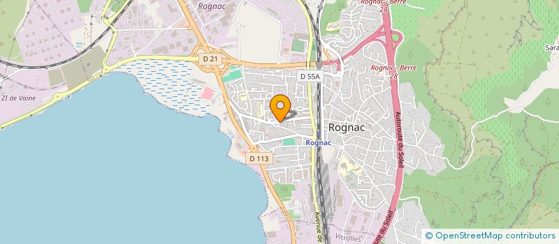 localisation de l'entreprise MADAME LAURA BELLEUDI  ROGNAC