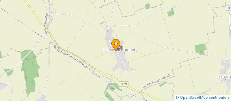 localisation de l'entreprise MADAME LAURA BELMONTE  SAINT-AUBIN-D'ECROSVILLE