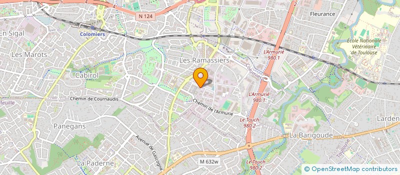 localisation de l'entreprise MADAME LAURA BENESTON à COLOMIERS