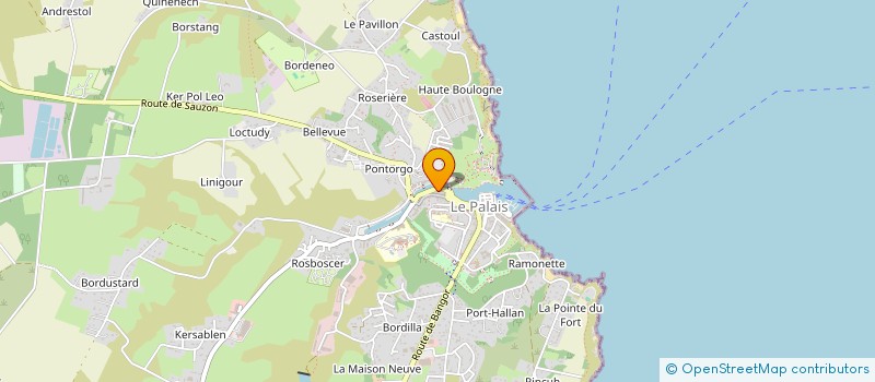 localisation de l'entreprise MADAME LAURA BERENICE CHAVARRIA ALCARAZ à LE PALAIS