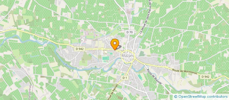 localisation de l'entreprise MADAME LAURA BERGER  MAZAN