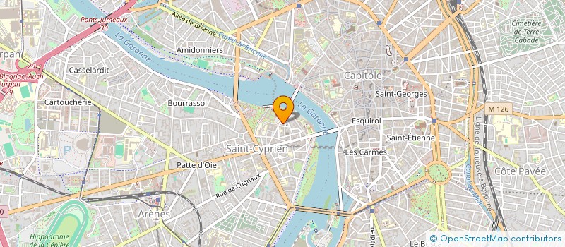 localisation de l'entreprise MADAME LAURA BERLANGO CANO  TOULOUSE