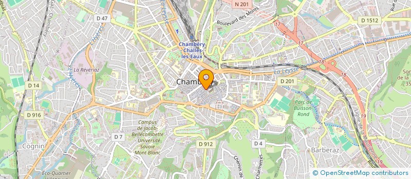 localisation de l'entreprise MADAME LAURA BERLUTI à CHAMBERY